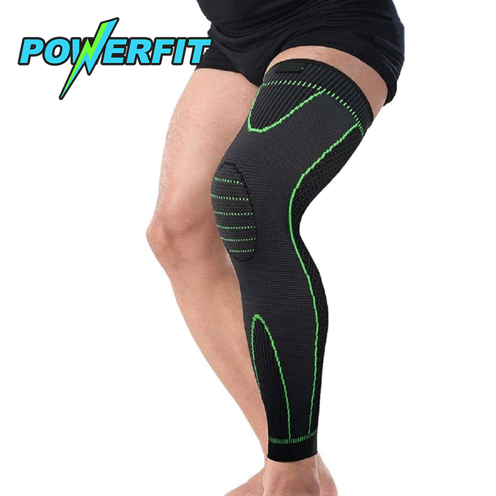 Powerfit Knee Compression Stocking Sleeve Knee Supporter for Basketball ...