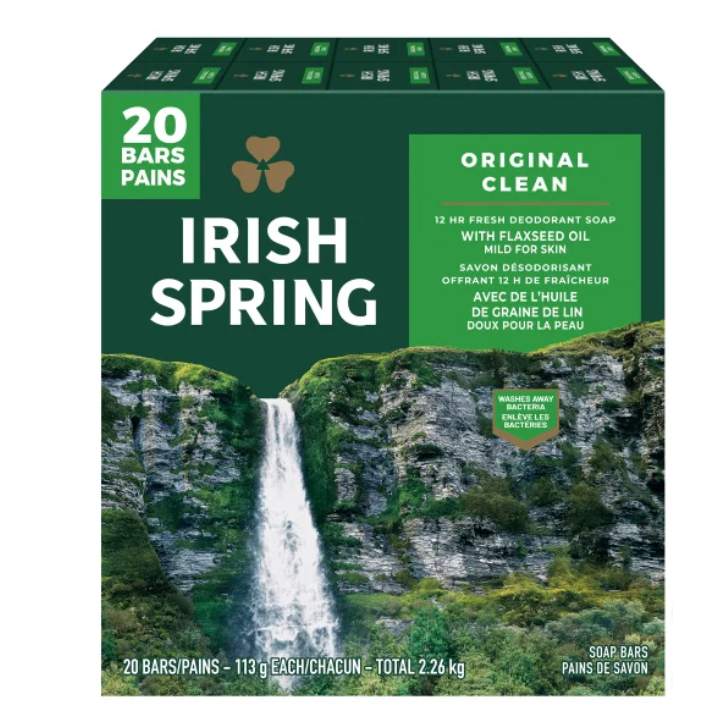 Irish Spring (Sold per piece) Original from Toronto Canada Costco Can