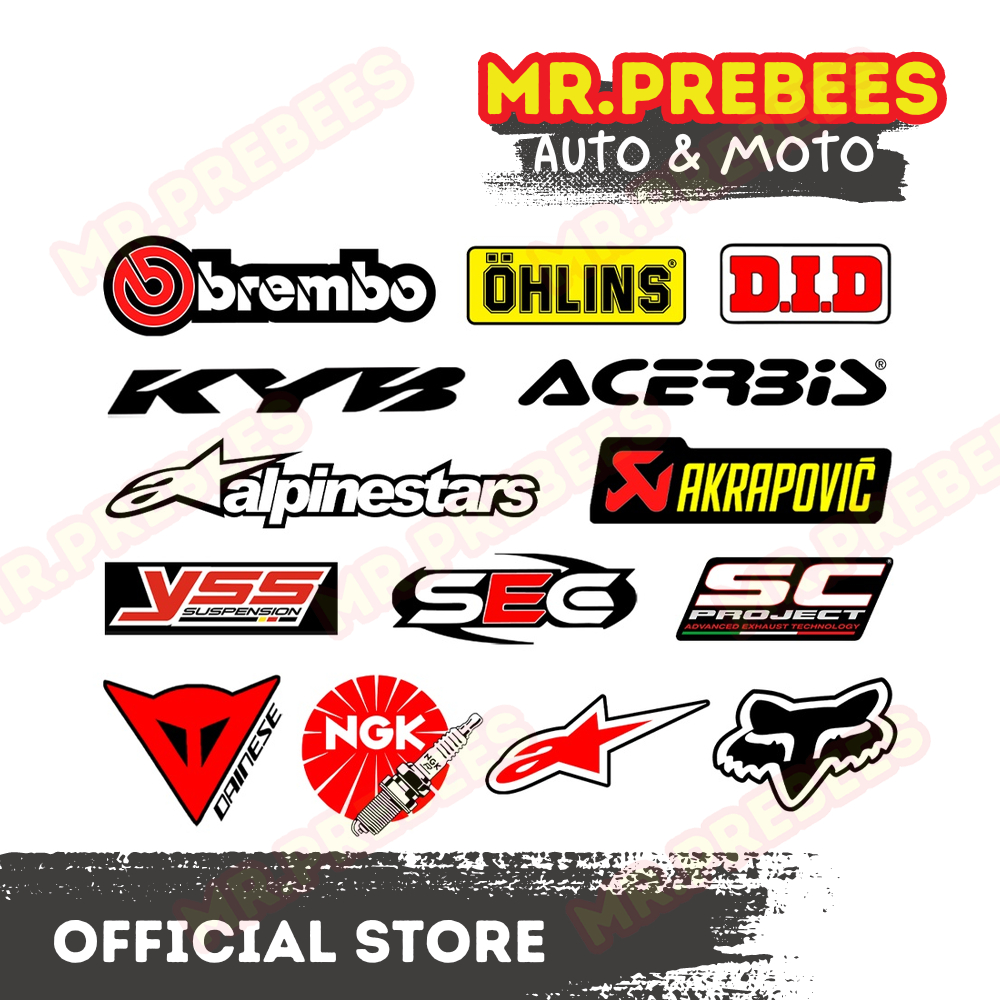 MOTORCYCLE VINYL STICKERS (WATERPROOF) | Shopee Philippines