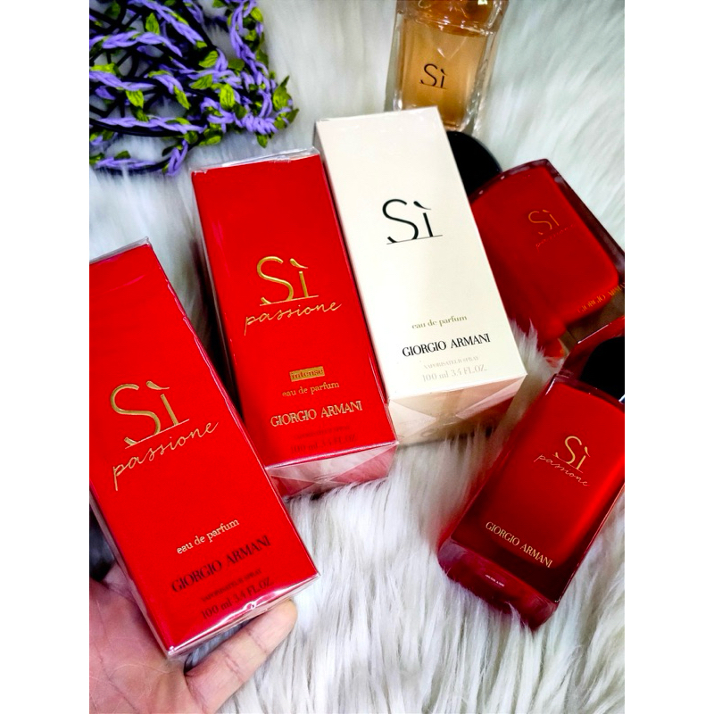 Giorgio Armani Si Passione edp l Passione Intense edp l Si edp/ Red ...