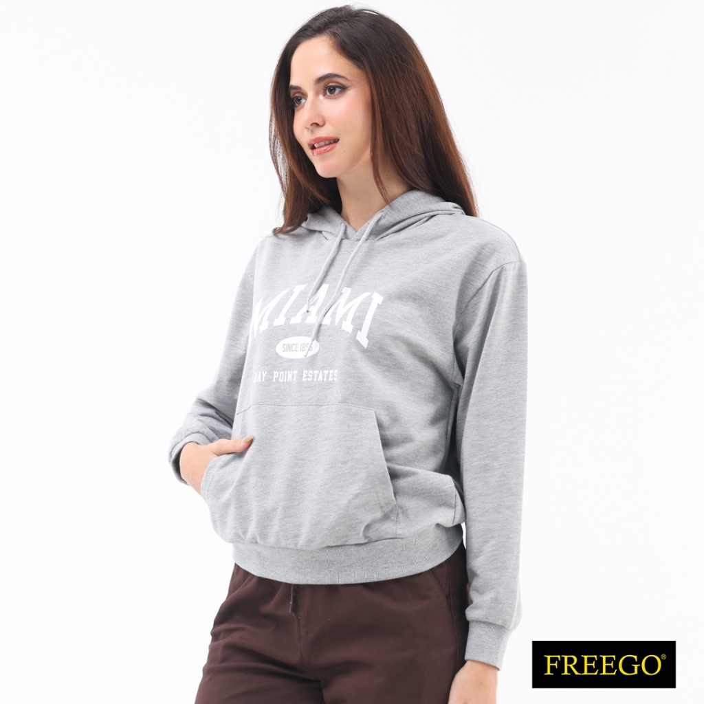 Freego Ladies Long Sleeve Jacket W/ Hood APT10-0049 | Shopee Philippines