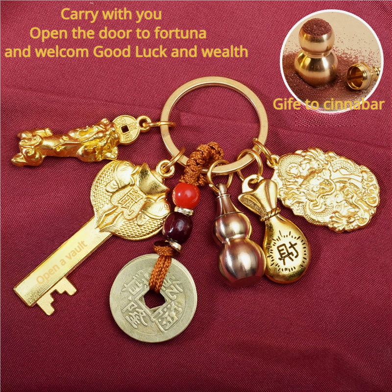 Key chain Fortune and luck For Money And Business Safely Pixiu Wealth ...
