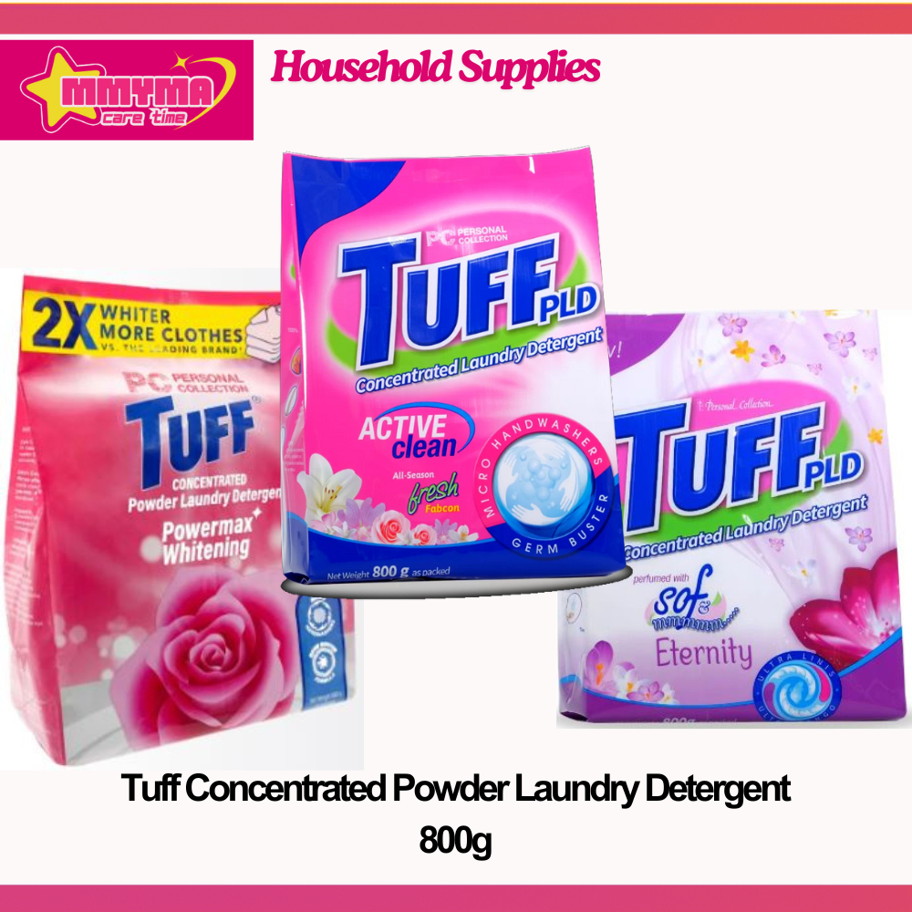 TUFF Concentrated Powder Laundry Detergent Active Clean PowerMax ...