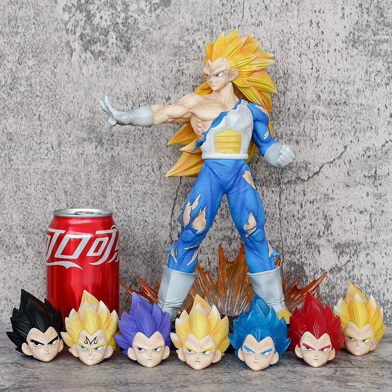 Little akiba anime Dragon ball z vegeta figure model toy with box ...