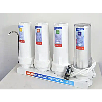 4 Stages Water Purifier System - Mineral Water - Counter Top | Shopee ...
