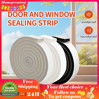 2M Self-adhesive Soundproofing Sealing Strip Home Windows Door Sponge ...
