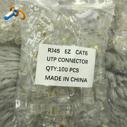 iCON RJ45 EZ CAT6 UTP Pass Through Connector End Pass Unshielded
