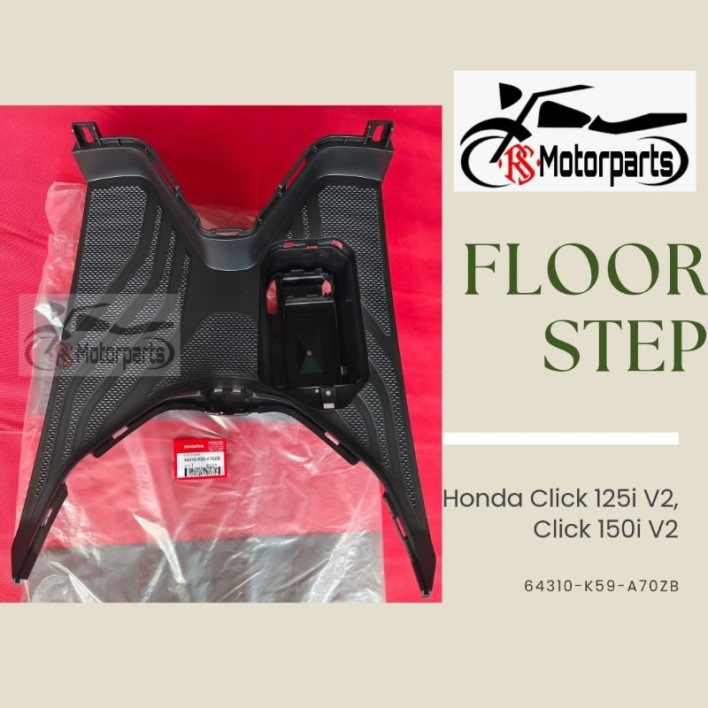 Honda Click 125i V2&V3, Click 150i V2 Floor Step, 64310-K59-A70ZB ...