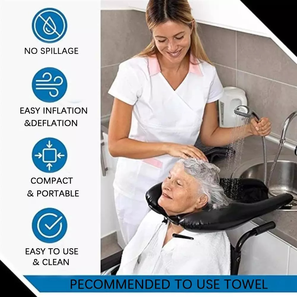 Inflatable shampoo pad lying flat universal drip-proof bed pregnant ...