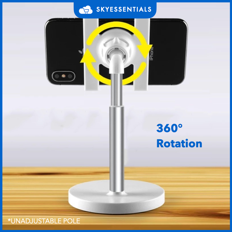 Aluminum Phone Desk Stand Holder Metal Phone Stand Sturdy Stable Base ...