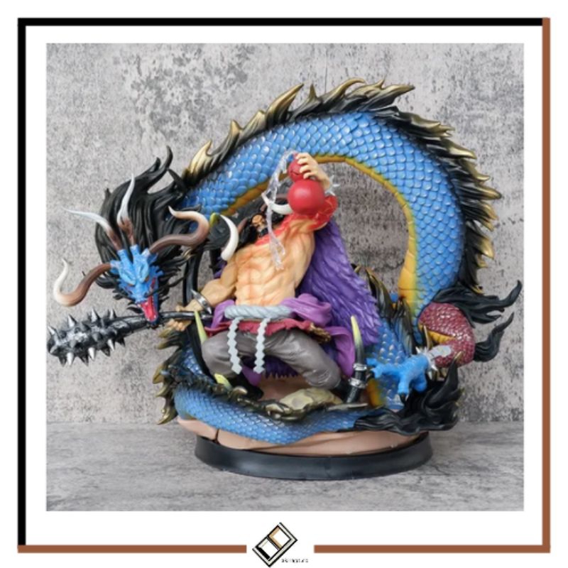 One Piece 28cm HQKO Kaido King of the Beasts Action Figure Statue with ...