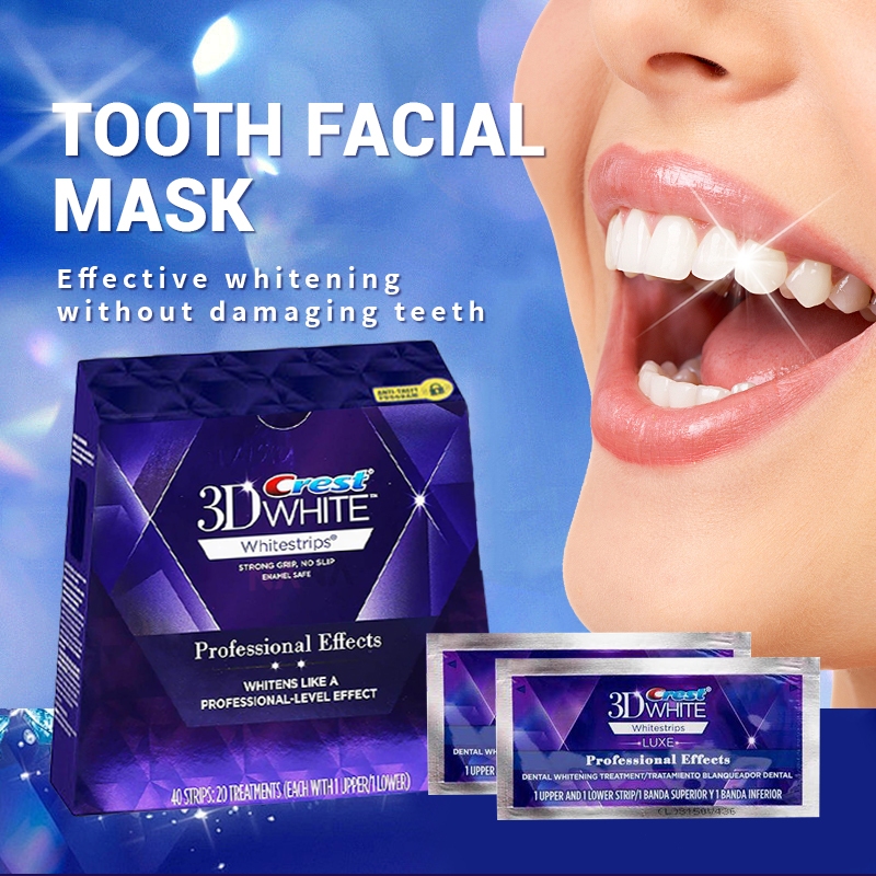 CREST 3D White Teeth Whitening Strips / Whitestrips White Strips (20 ...