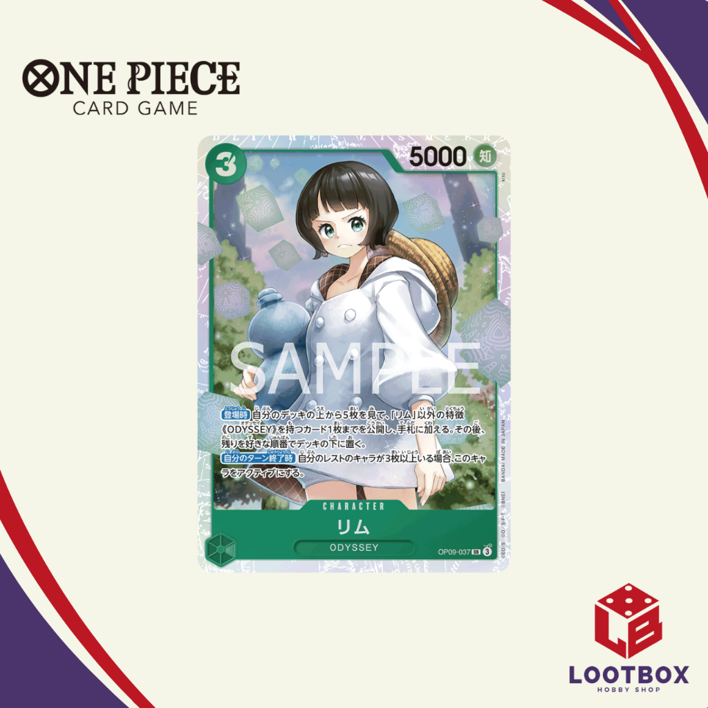 One Piece Card Game: OP09-037 Lim (Super Rare) - OP09 Emperors in the ...