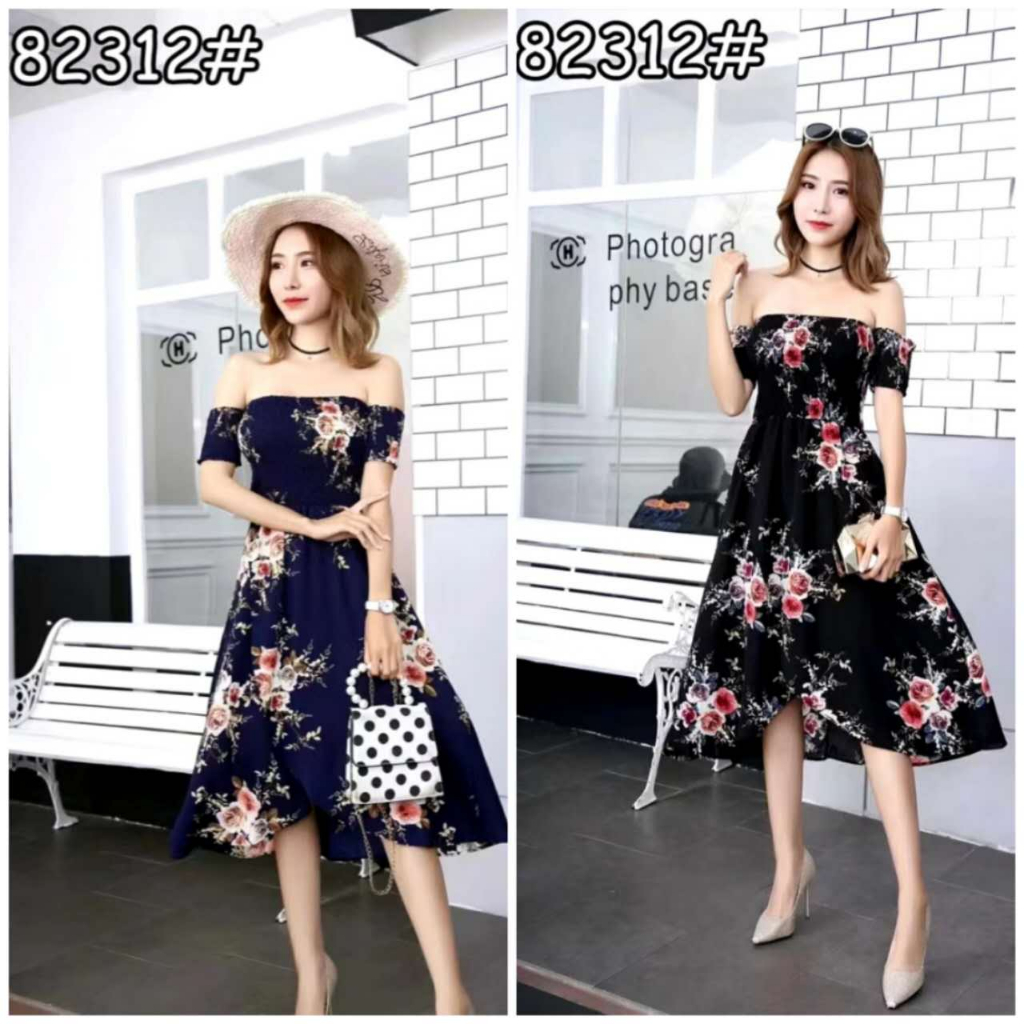 Shopee off shoulder dress sales