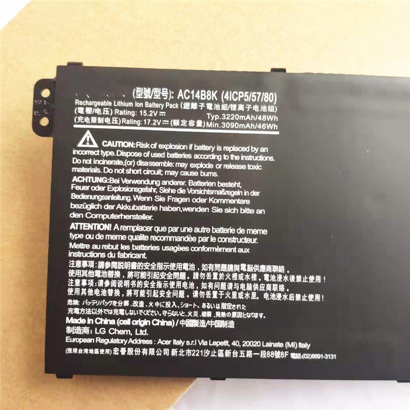 AC14B3K AC14B8K Laptop Battery forAcer Aspire R3-131TR5-431TR5-471TR5 ...