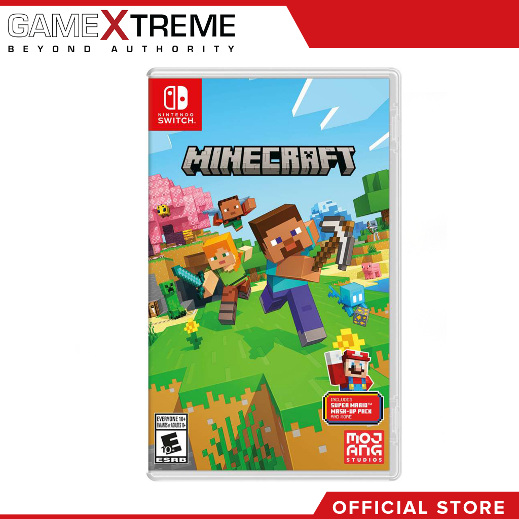Nintendo Switch Minecraft (Includes Super Mario Mash-Up Pack & More ...