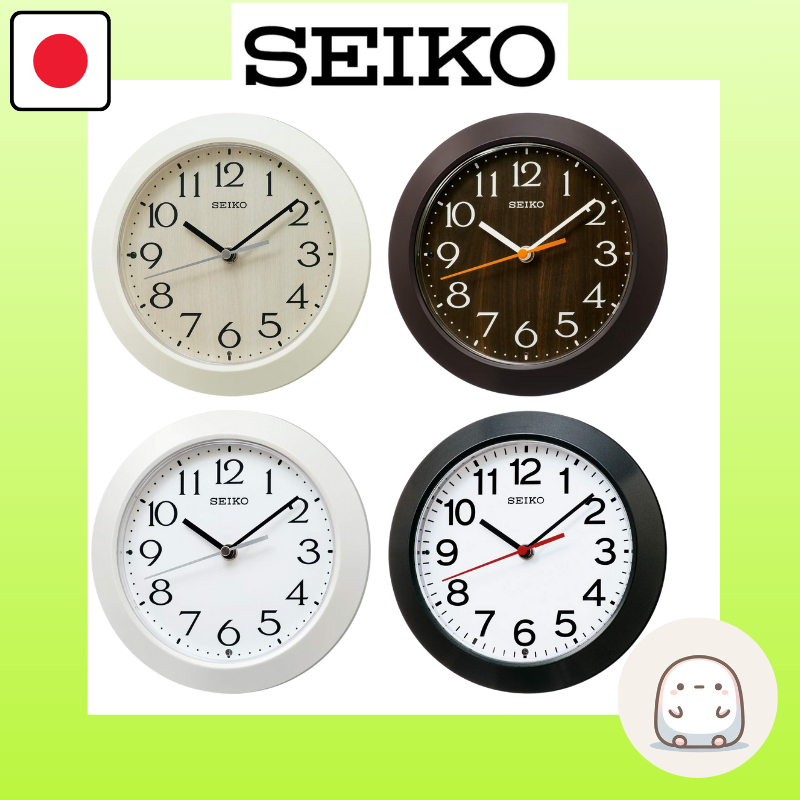 Seiko Clock Wall Clock Table Clock Dual Use Natural Radio Wave Analog ...