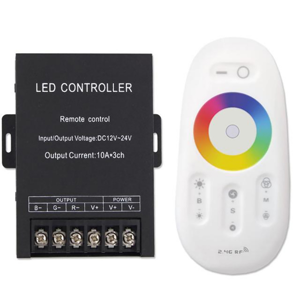 RGB LED lamp 300W high-power RF remote control iron shell control ...