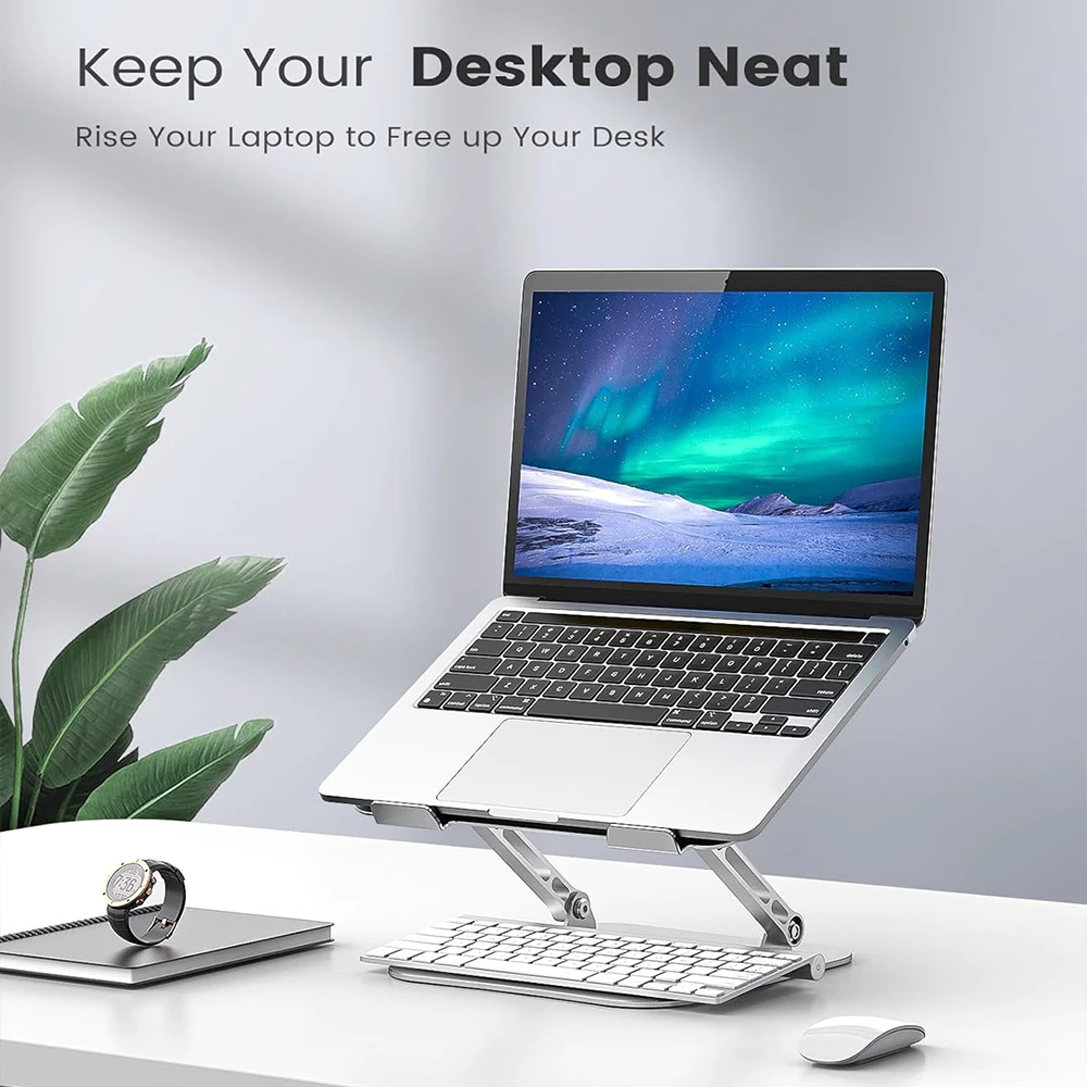 Ergonomic Laptop Stand with Cooling Fan