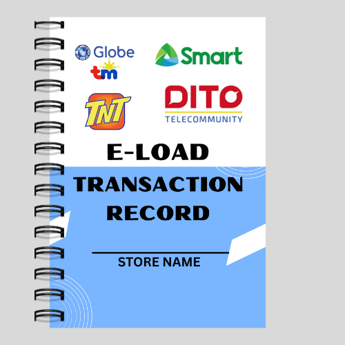 ELOAD TRANSACTIO RECORD NOTEBOOK | Shopee Philippines