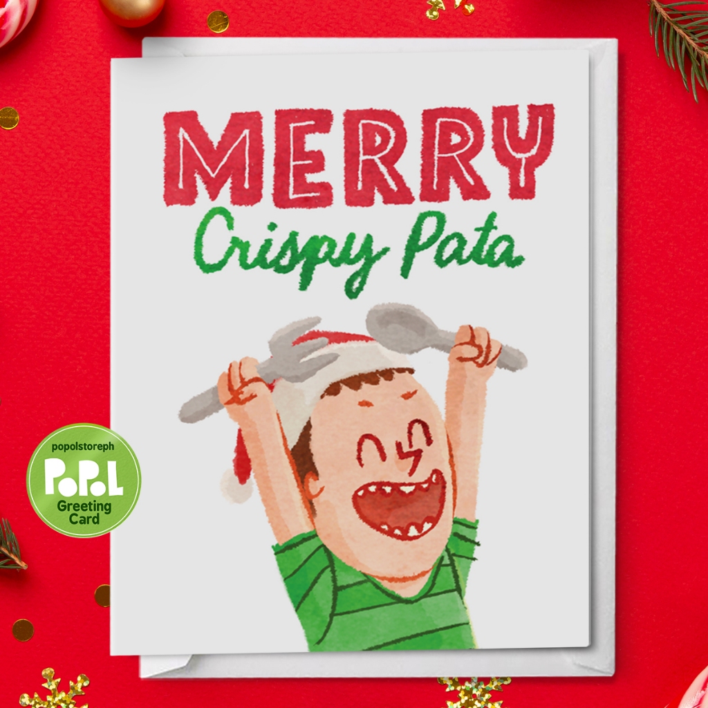 Popol - Merry Crispy Pata - Merry Christmas Card Cute Funny Sweet ...