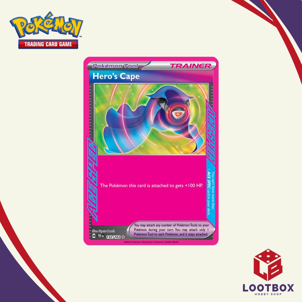 Pokemon Card Game: Hero's Cape (Ace Spec Rare) - Temporal Forces | Shopee  Philippines