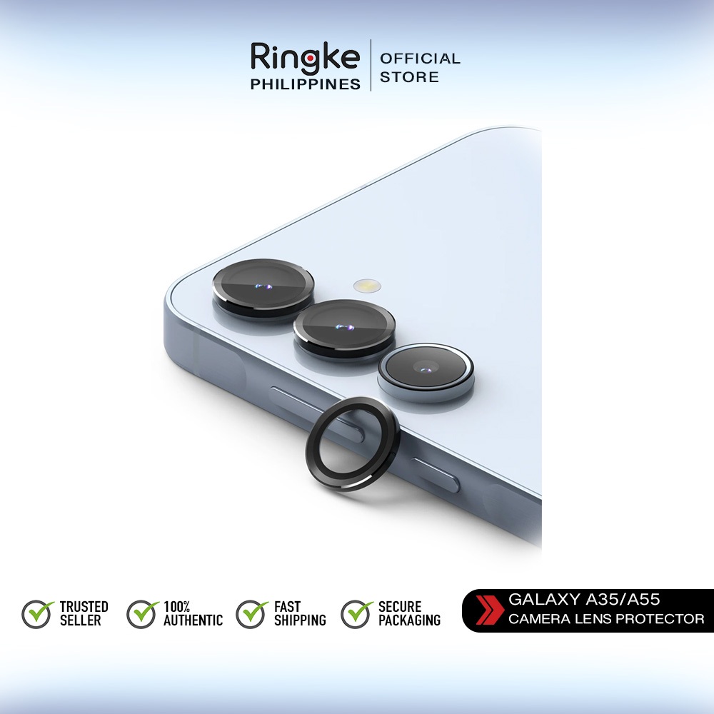 Ringke Camera Lens Frame Glass Protector for Samsung Galaxy A35 Galaxy A55