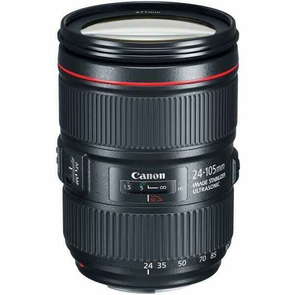 Canon EOS R5 Mirrorless 45MP Digital Camera & RF 24-105mm F4.0L IS USM ...