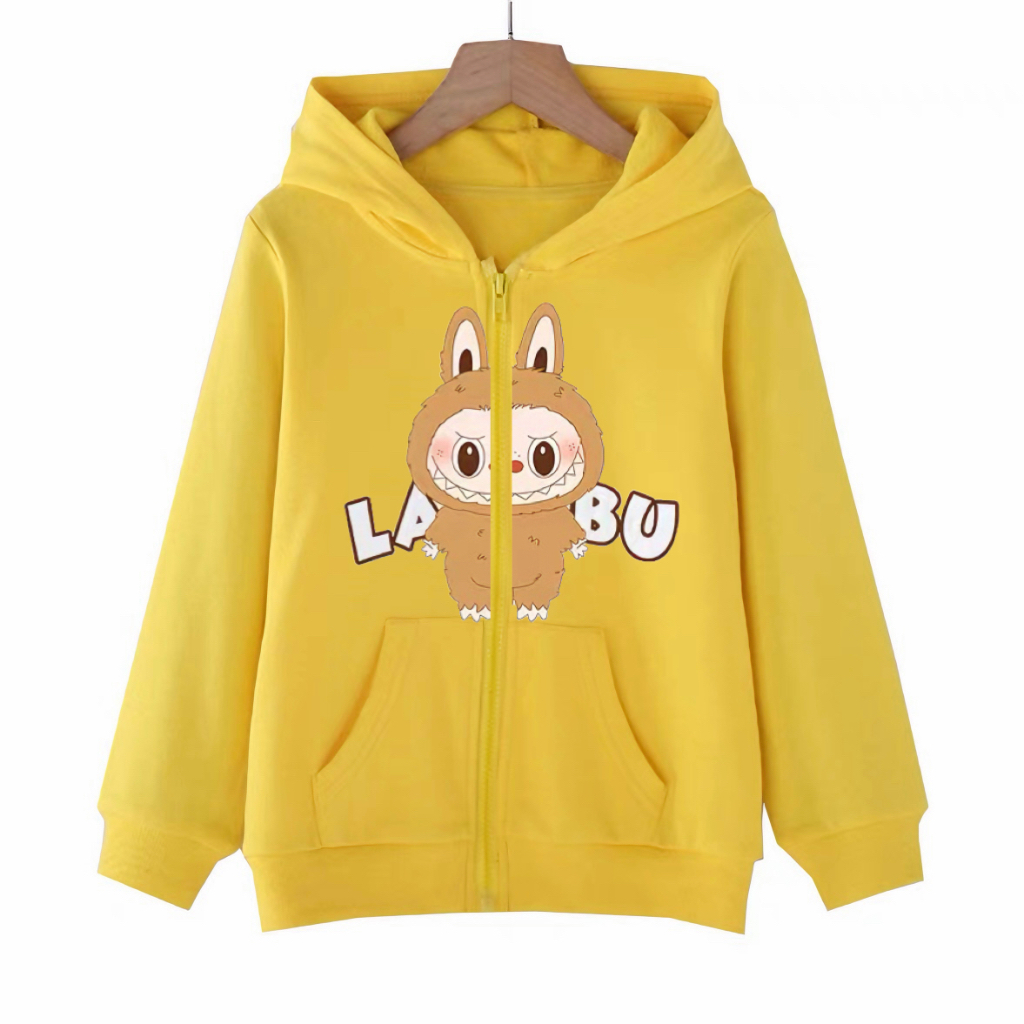 6colors Fashion Labubu Hoodie Jacket for Kids Girl Boys Cute Cartoon ...