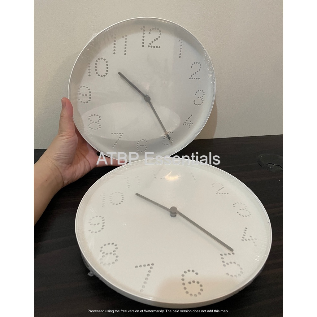 TROMMA Wall clock, white25 cm (9 ¾ 