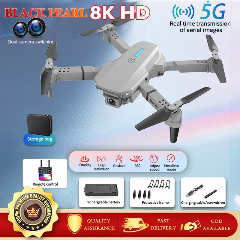 【COD】New 2024 E88Pro Drone HD 4K dual camera WiFi remote control ...