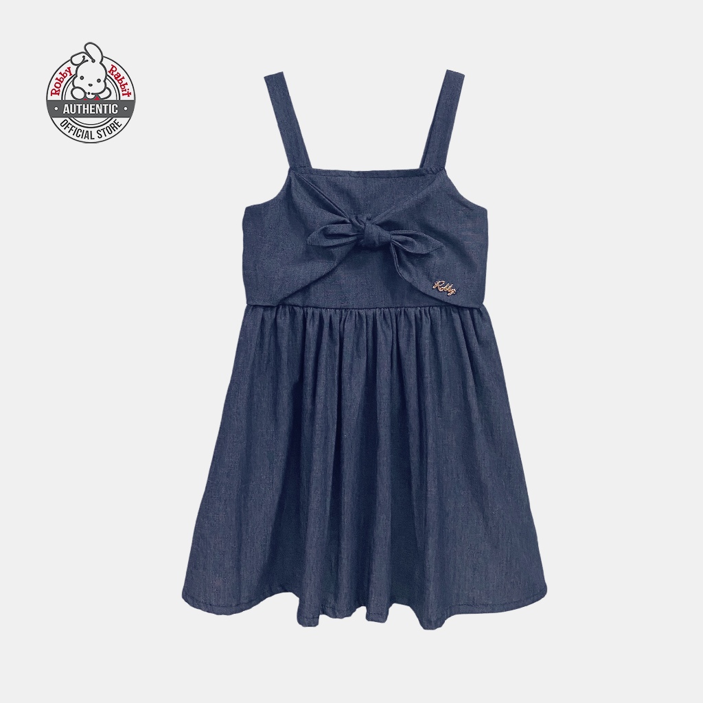 Robby Rabbit Tuscan Bows Sleeveless Dress (Navy Blue) | Shopee Philippines