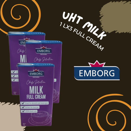 EMBORG Full Cream Milk Chef's Selection x3Pcs. - Rich, Creamy & Perfect ...