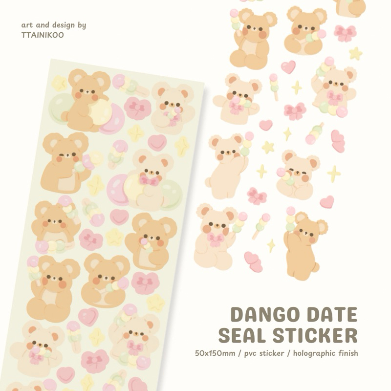 dango date seal sticker | SS0002 ♥︎ ttainikoo | Shopee Philippines