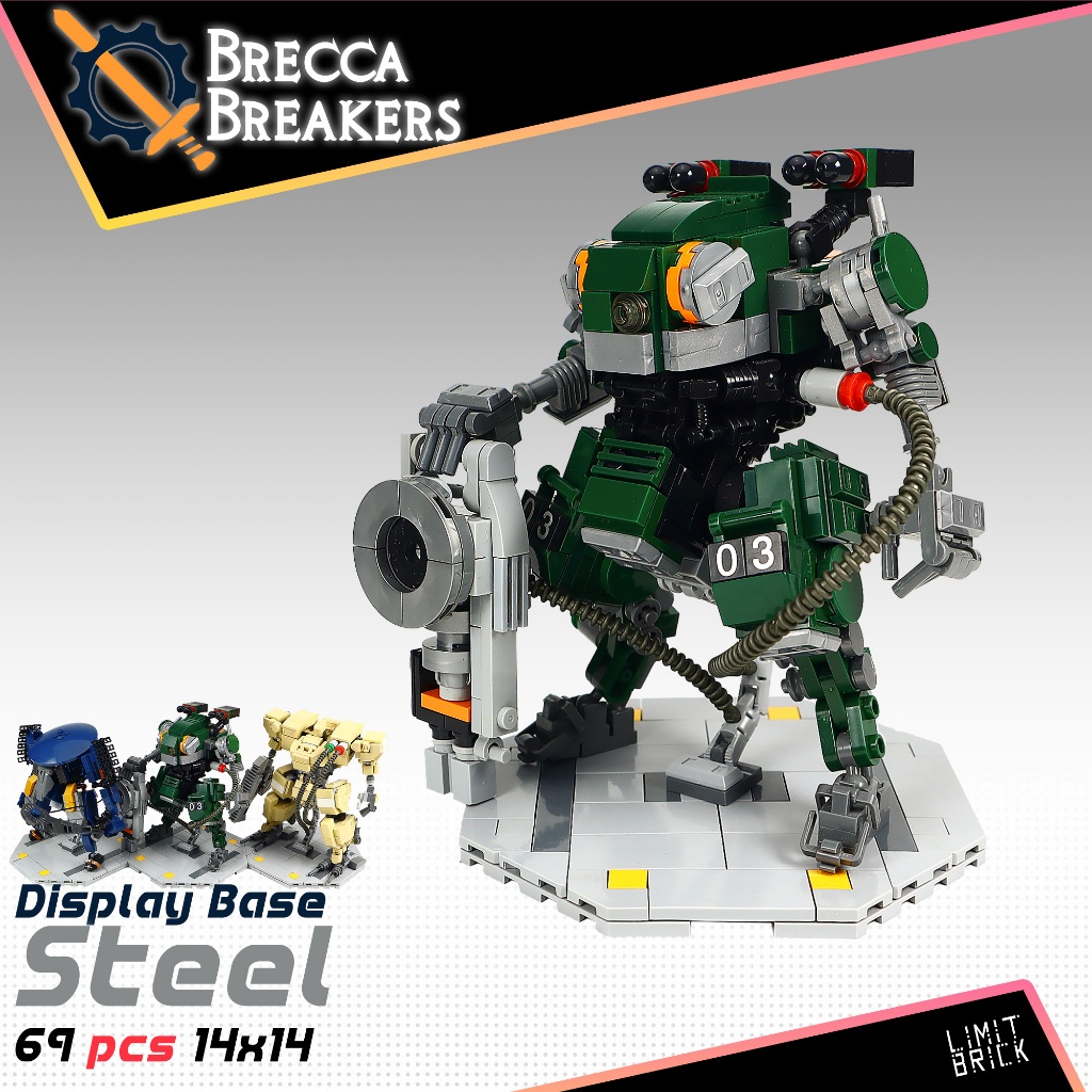 Display Base Steel Brecca Breakers Building Blocks | Shopee Philippines