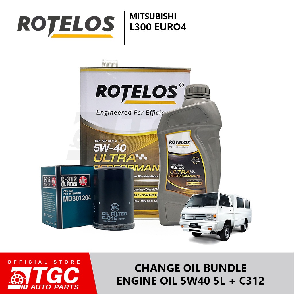 Mitsubishi L300 Euro 4 Rotelos Ultra Performance 5w-40 Fully Synthetic ...