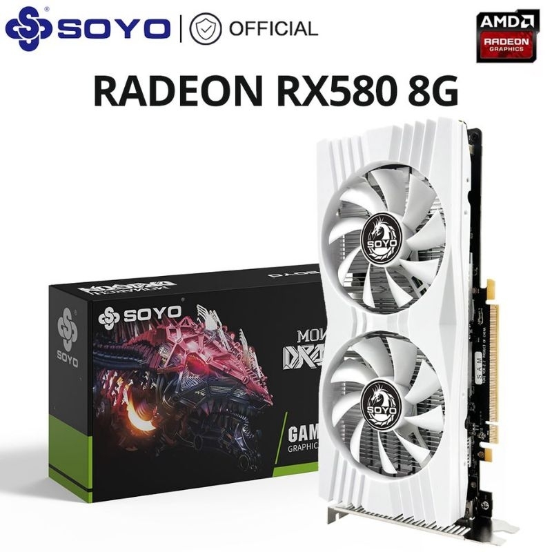 Brand New RX580 8GB DDR5 256Bit GPU Graphics Card Video Card