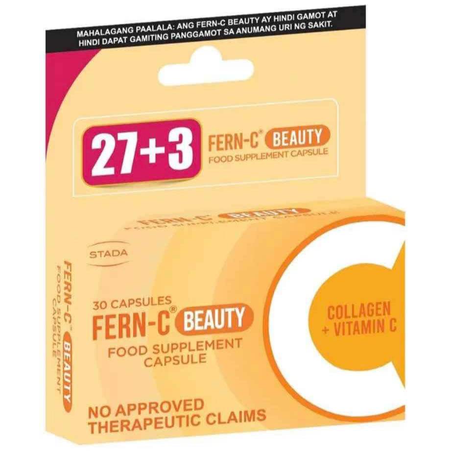 FERN-C BEAUTY COLLAGEN + VITAMIN C / GLUTATHIONE Food Supplement 30's and  10's
