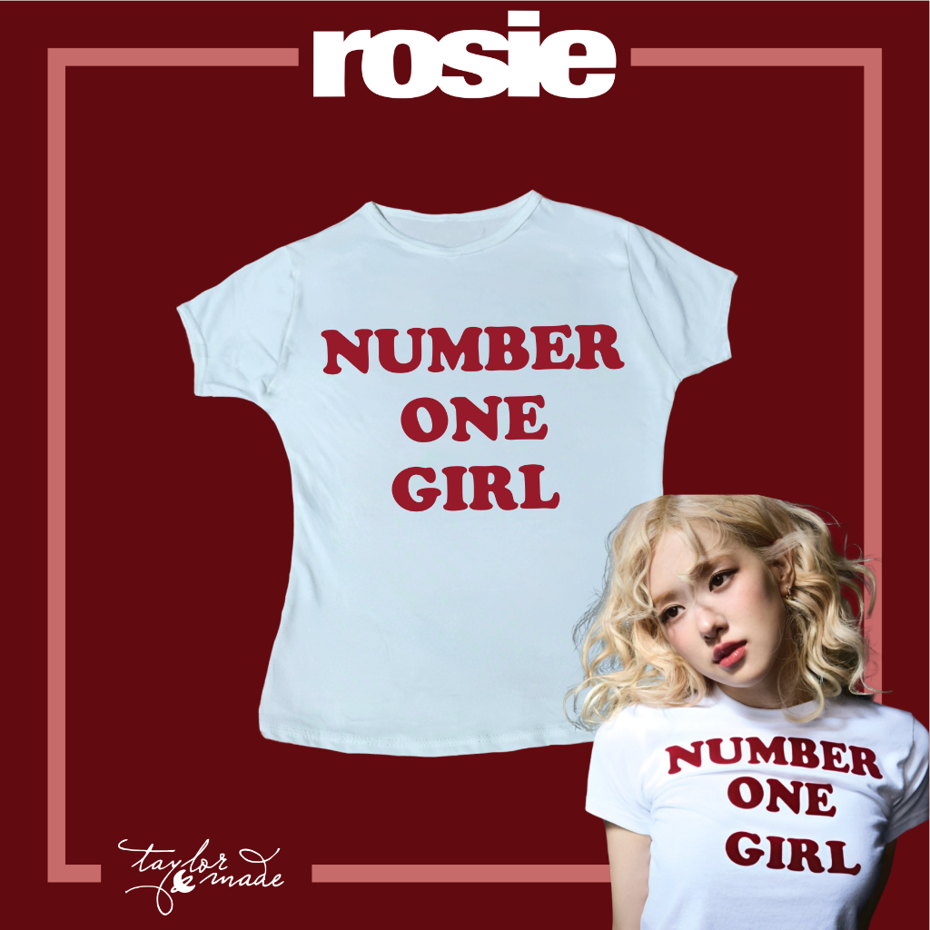 ROSÉ - Number One Girl // ROSIE Album Tshirt | Shopee Philippines