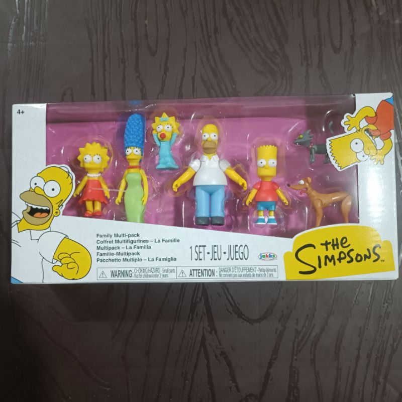jakks-pacific-the-simpsons-2-5-scaled-multipack-homer-marge-bart-lisa