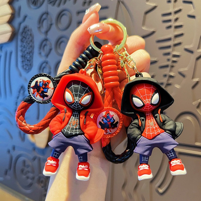 Amazing Spider-Man Car Keychain Cool Spider Man Doll Cartoon Bag ...