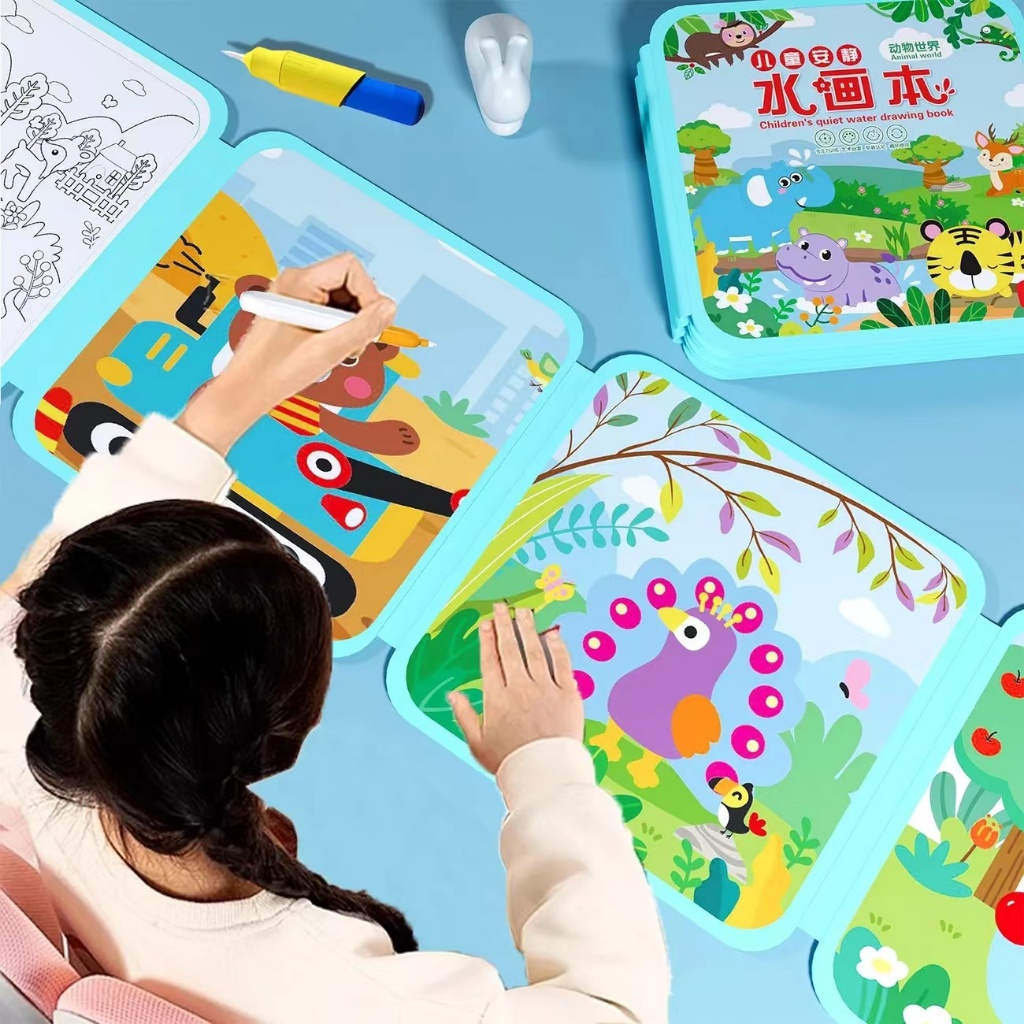 10 Repeatable Patterns water painting Safe and Non-Harmful for Early ...