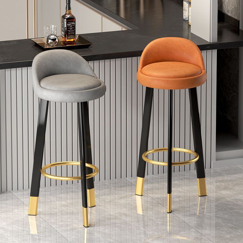 2 pieces 70cm 80cm light luxury back stool Front desk chair Bar chair ...