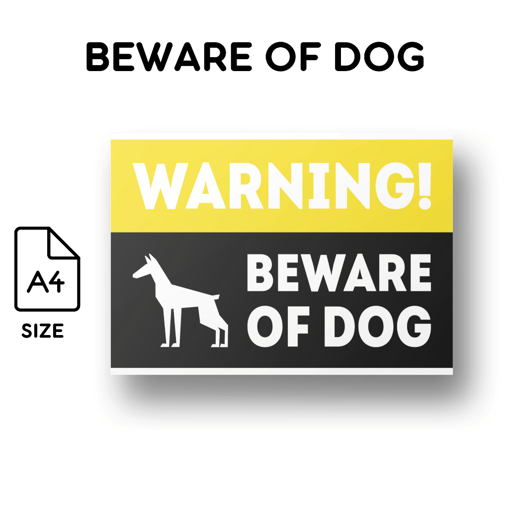 Notice Signages Waterproof - A4 size Laminated | Shopee Philippines