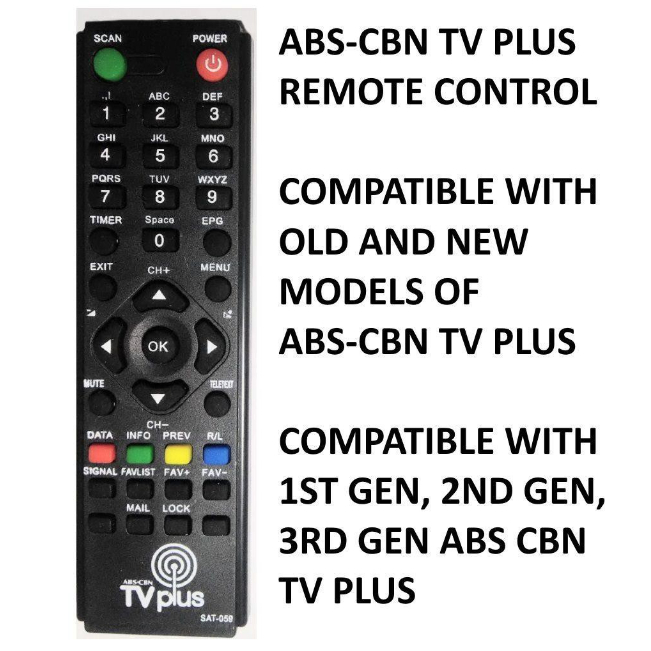 [a3] replacement remote for tvplus remote control (gyph) | Shopee ...