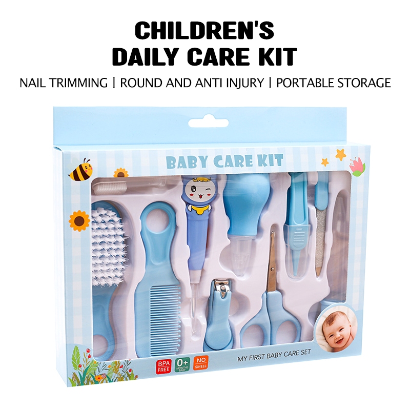 10 In 1 Baby Care Kit Set NewBorn Baby Grooming Kit Baby Kit Set For ...