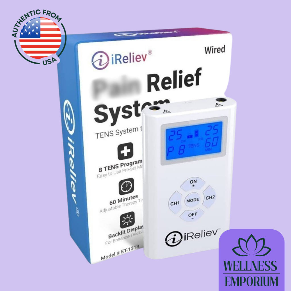 iReliev TENS System with 8 Programs ET-1313 - Sold by WEA | Shopee ...