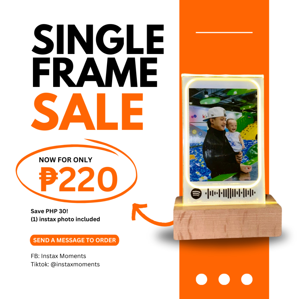 Wooden Tabletop LED Photo Frame Display | Shopee Philippines