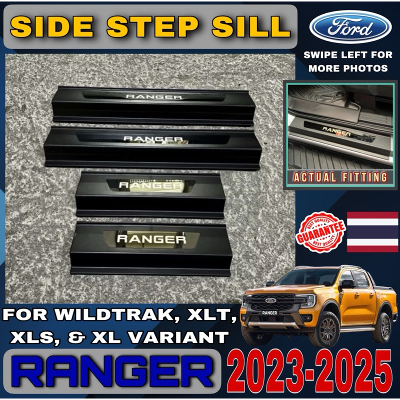 Ford Ranger 2023-2025 Side Step sill | Shopee Philippines
