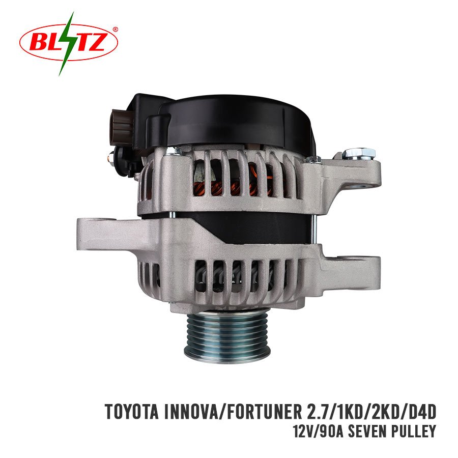TOYOTA INNOVA/ FORTUNER 2.7/ 1KD / 2KD/ D4D 12V/90A SEVEN PULLEY BLITZ ...